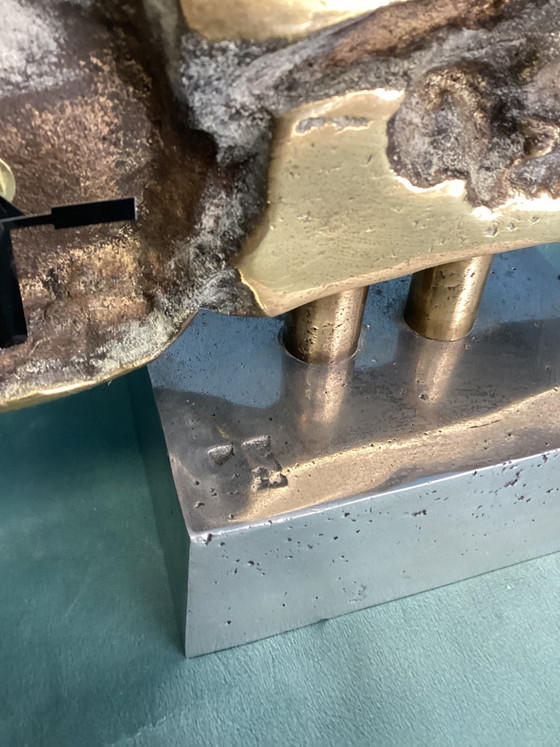 Image 1 of David Marshall Brutalist Working Clock