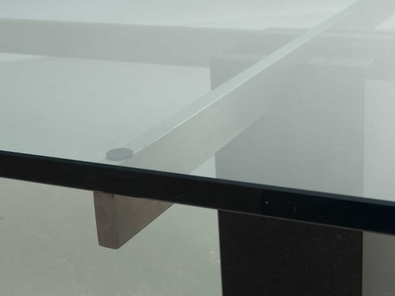 Image 1 of  KW1 glass, metal and granite coffee table by Hank Kwint for Metaform 1980s