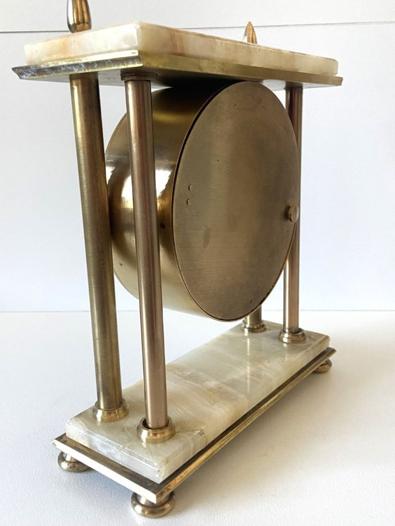 Image 1 of Orologio da camino vintage, orologio da portico, con protagonista, realizzato in Francia, stile Art Déco Luigi XVI