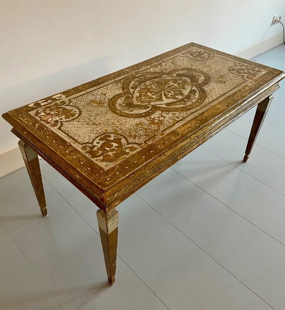 Image 1 of Tavolo in legno vintage - Inghilterra anni '70, stile shabby chic