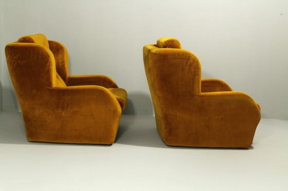Image 1 of A Pair of Vintage Comfortable Armchairs, Jitona, 1980s