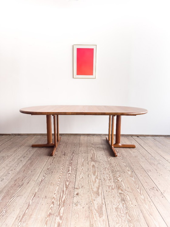 Image 1 of Deense uitschuifbare eettafel van teakhout van Dyrlund