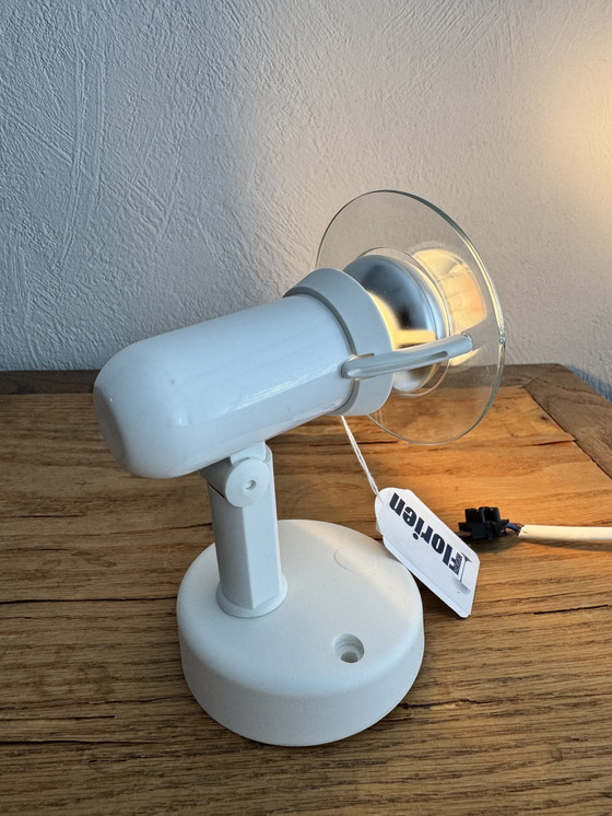 Image 1 of Vintage white spotlight from the 1980s by Massive from Belgium