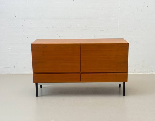 Danish mid-century sideboard with hinged doors, 1950s