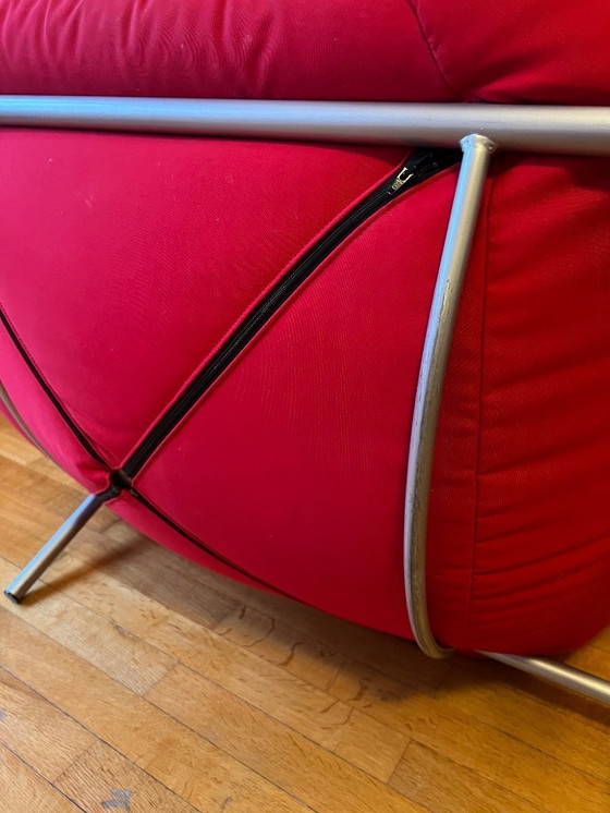 Image 1 of Canapé d’angle modulaire “Câlin” – Pascal Mourgue pour Cinna / Ligne Roset – 4 places, rouge