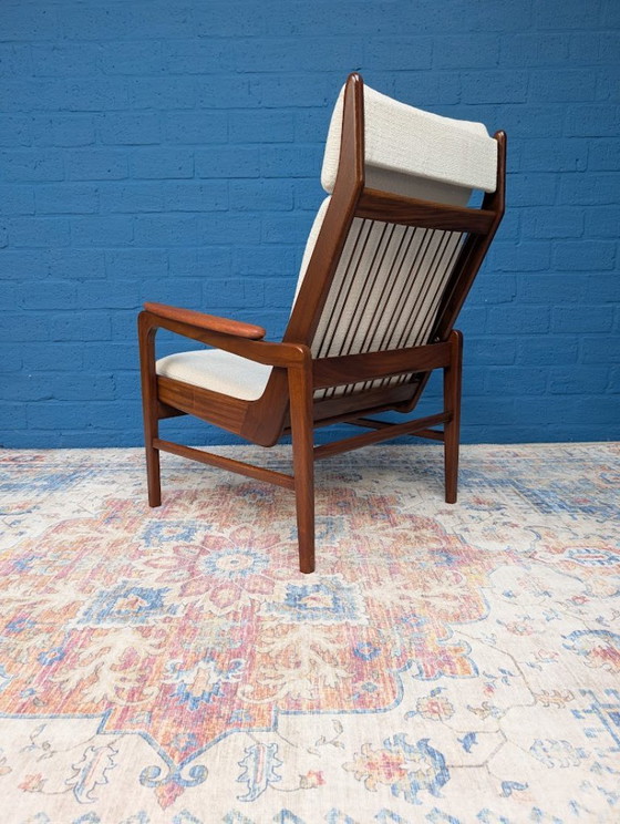 2x Poltrona Vintage, Gelderland, anni '60 – Poltrone, Cotone, Legno (photo 4 of 23)