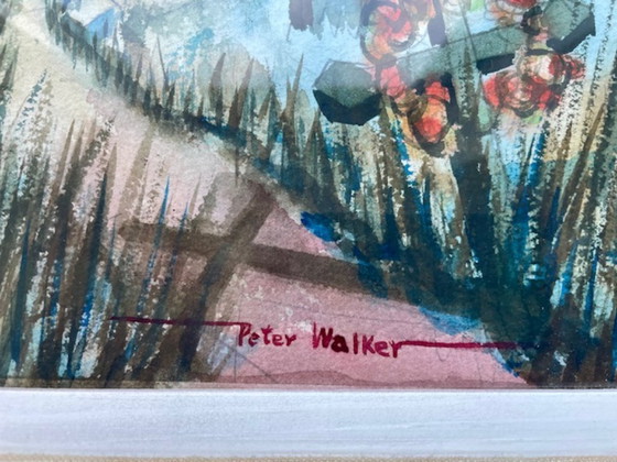 Image 1 of Peter Walker – Aquarell „San Francisco Mission“