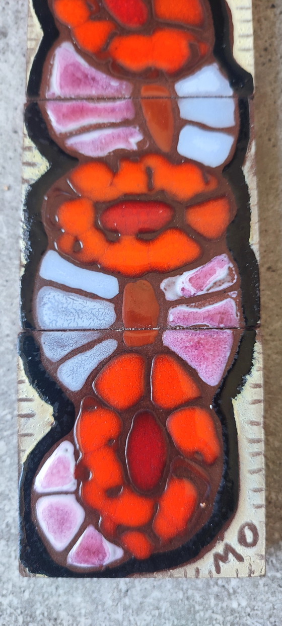 Image 1 of Friso de cerámica esmaltada Madeleine Osmont