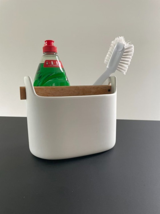 Image 1 of Boîte à outils Eva Solo, organisateur de cuisine en céramique et chêne