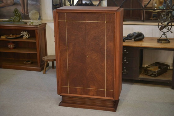 Armadio Art Déco in mogano, firmato A. Bicchierini, anni '40. – Ottone, Art Deco (photo 11 of 14)