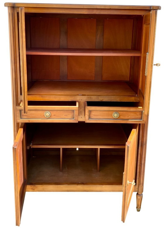Image 1 of Louis XVI style sideboard with brass hardware