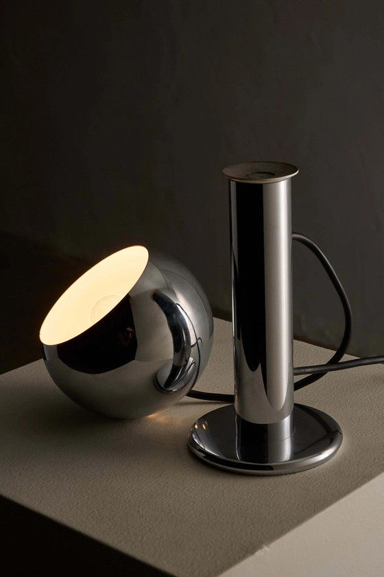 Chrome 'Eyeball' Table Lamp by Massive (photo 2 of 8)