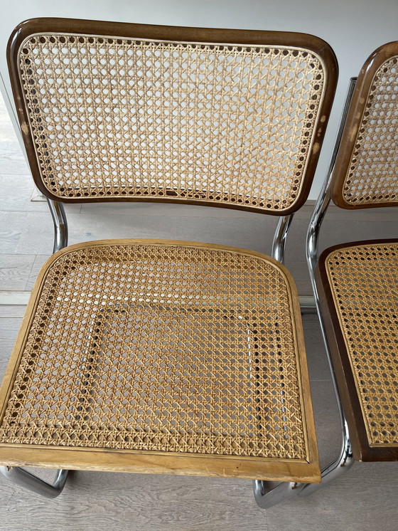 Image 1 of 3x Gispen dining table chairs