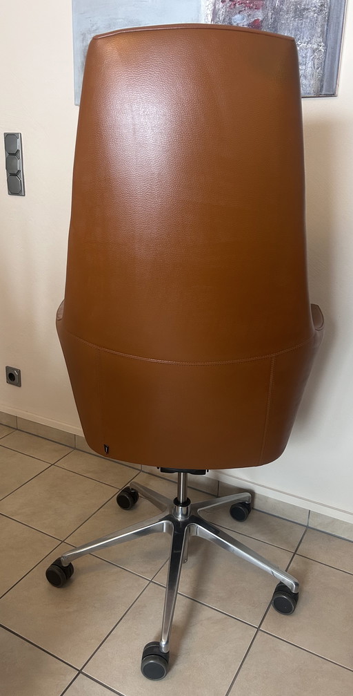 Fauteuil de direction en cuir Of Course de Sitland