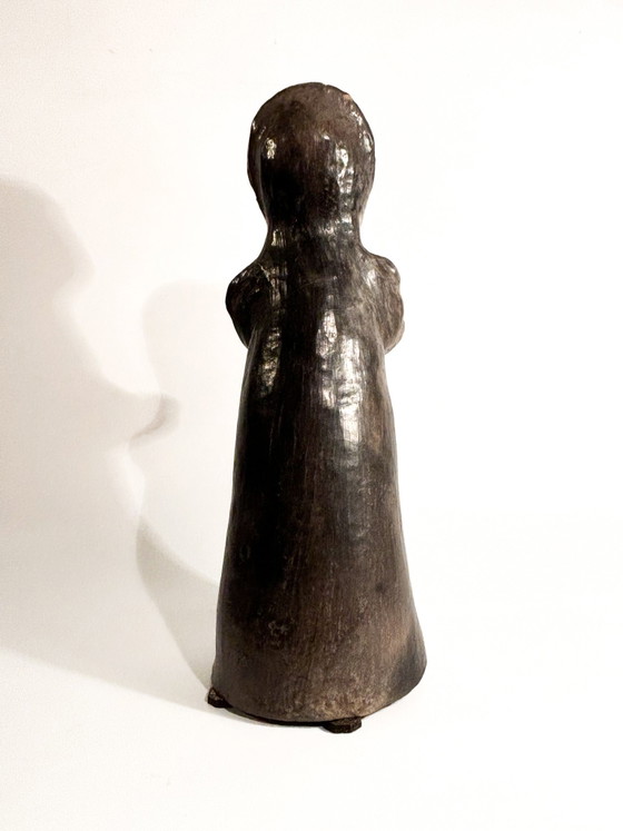 1950s Italian Artist Maternity Ceramic Sculpture (photo 5 of 10)