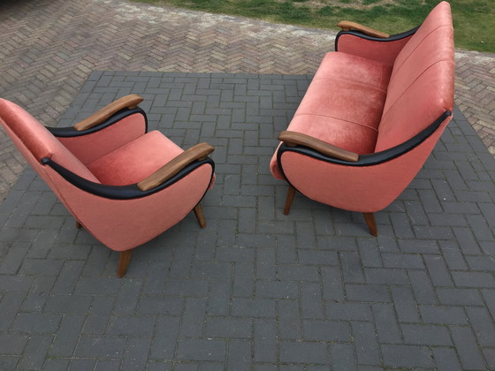 Image 1 of Vintage Sofa and Chair from 1963 in Beautiful Condition