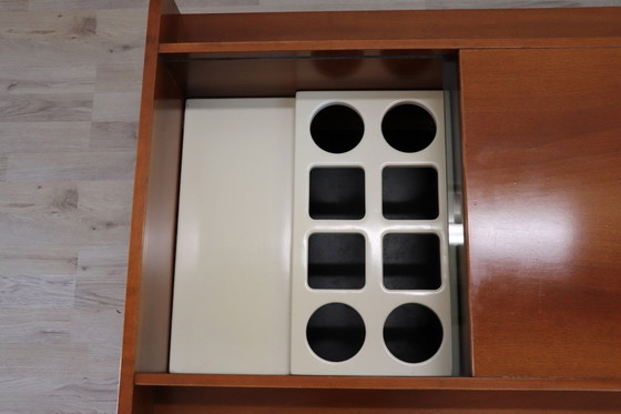 Image 1 of Couchtisch mit Barfach, Italien 1970er Jahre