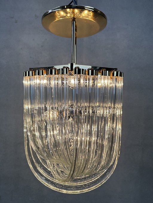 Vintage 'Curved' Murano Chandelier
