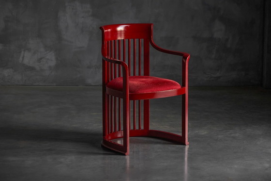 Image 1 of Japanese Dining Set in the Style of Frank Lloyd Wright, Belgium, 1940s