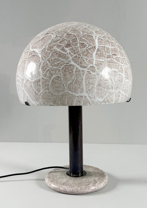 Tafellamp/paddenstoel lamp van Ludovico Diaz de Santillana voor Venini, model: 832, Italië, jaren 1960, zeldzaam exemplaar