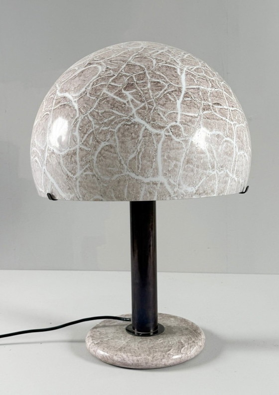 Image 1 of Lampe de table/champignon de Ludovico Diaz de Santillana pour Venini, modèle : 832, Italie, années 1960, exemplaire rare