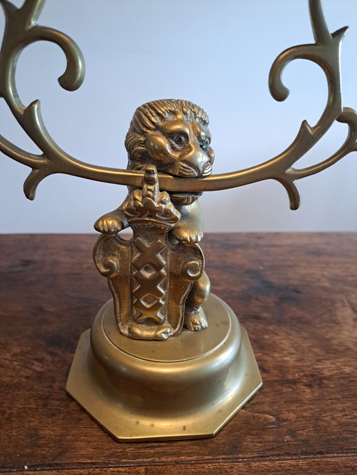 Amsterdam Candlestick (brass/copper?)