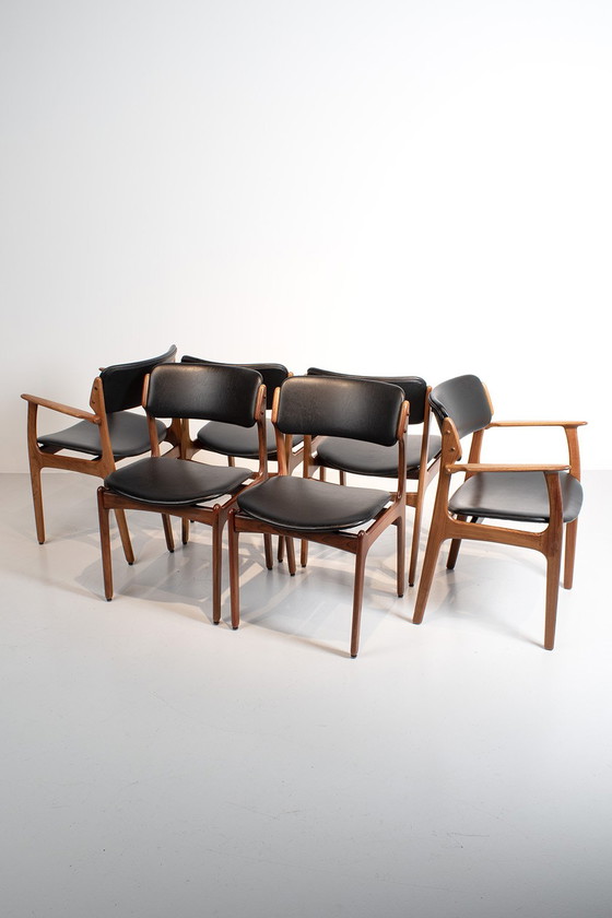 Image 1 of Erik Buch set van 6 stoelen