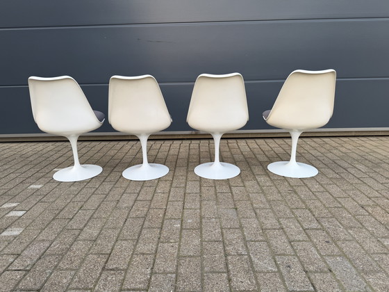 Image 1 of 4x original Knoll Tulip dining chairs by Eero Saarinen