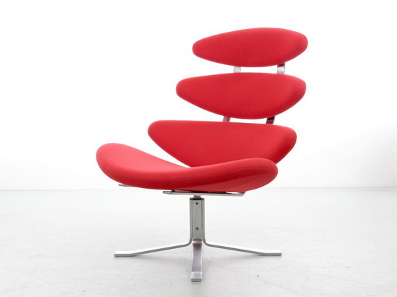 Een paar vintage Corona Scandinavische fauteuils – Erik Jørgensen Møbelfabrik, Metal (photo 2 of 13)