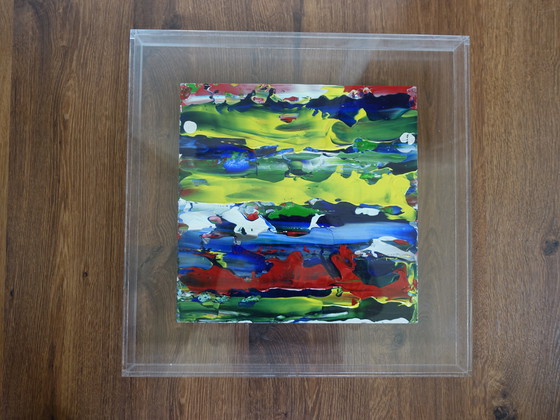 Image 1 of 1 Abstract Work in Perspex Box