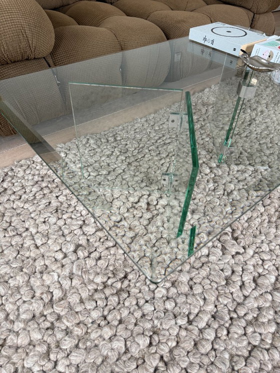 Image 1 of Tavolino da caffè in vetro Leon Rosen