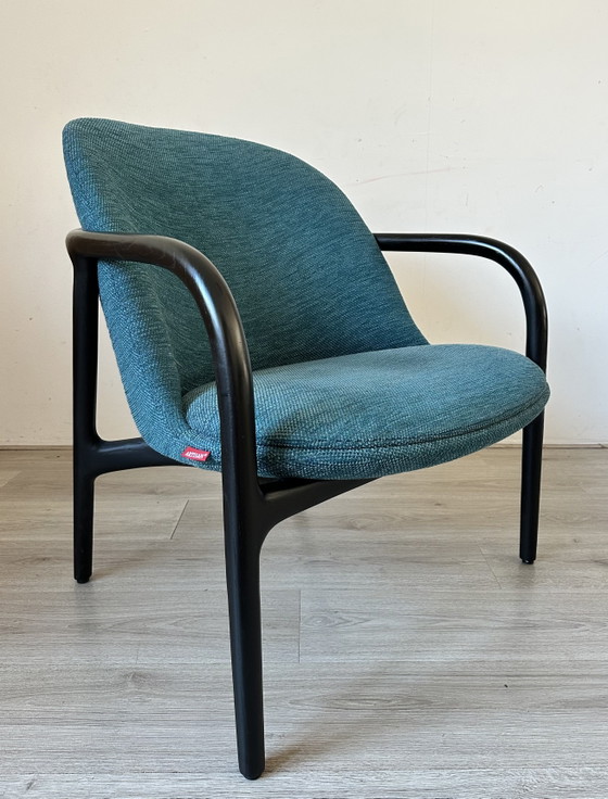 2x Artisan design Armchairs PRICE PER PIECE – Wood, Textile (photo 3 of 10)