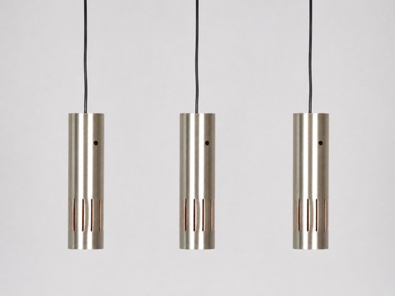 Image 1 of 3 lampade vintage danesi Trombone di Jo Hammerborg, Fog og Morup, anni '60