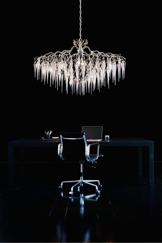 Image 1 of Lampadario ovale di marca Egmond Hollywood Glass Icicles