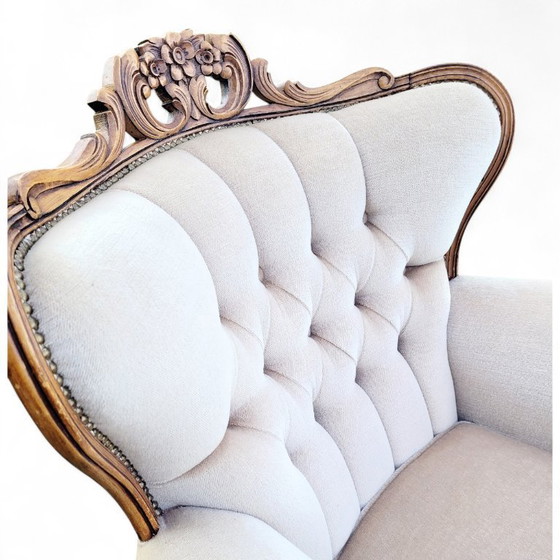 Image 1 of Elegante set da salotto in stile barocco francese