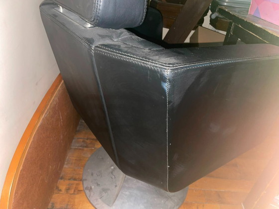 Giroflex 21 Sessel – Verstellbarer relaxsessel, Leather (photo 4 of 5)