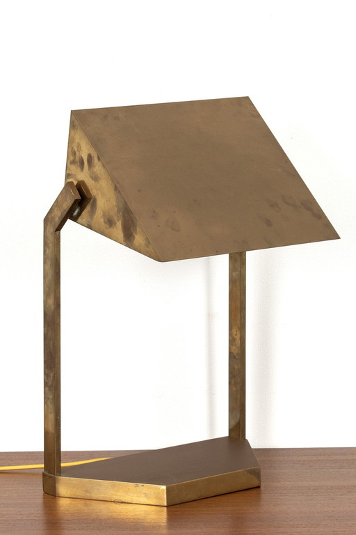 Lampe de bureau unique en laiton