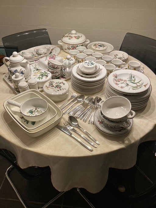 Villeroy&Boch Geschirr ( 12 Personen ) + Sola Elite 9-teiliges Besteck