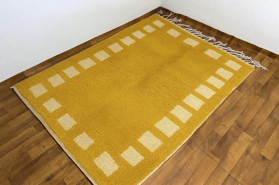 Image 1 of Alfombra de lana pura hecha a mano, artesanía tradicional, tamaño 150/250 cm.