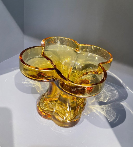 Vaas Onnenlehti Helena Tynell Riihimäen Mid-Century Design – vazen, Glass (photo 2 of 5)