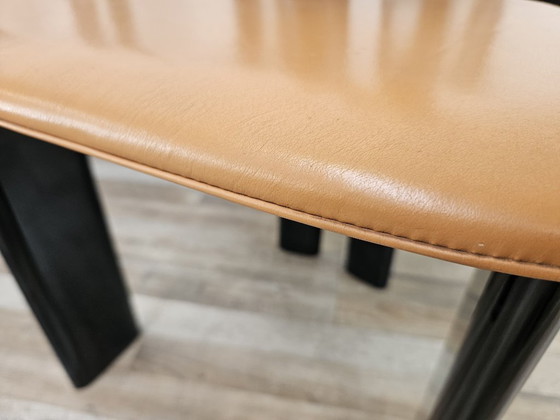 Set aus 6 Pierre Cardin Stühlen aus schwarz lackiertem Holz, 1970 – Esszimmerstühle, Wood (photo 15 of 20)