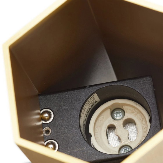 Image 1 of Wever & Ducré 1x lampada da parete Hexo mini 2.0 oro + 1x lampada da parete Hexo mini 1.0 oro