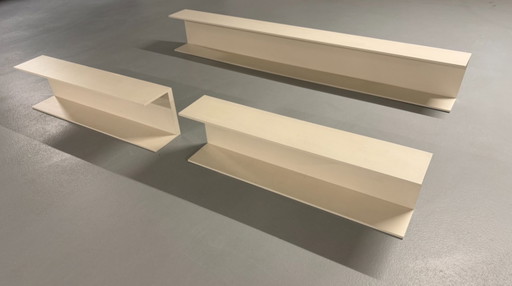 3x Walter Wirz Wall Shelves Wilhelm Renz Germany 1965 – wandkast, Wood