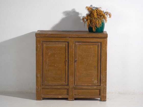 Mobile antico con patina ocra (c.1900) #11 – Armadi contenitori (photo 7 of 9)