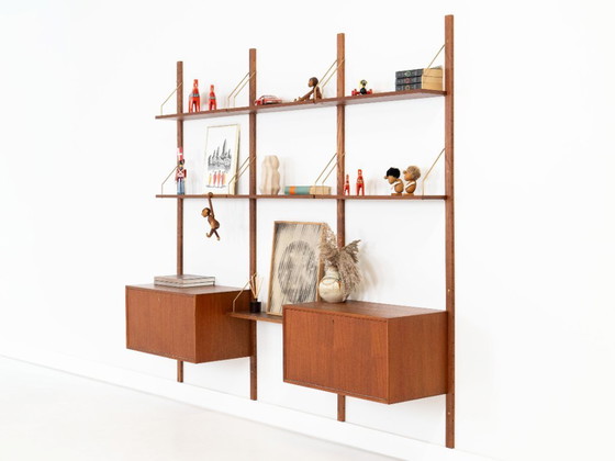 Teak Modular Shelving Unit, Danish Design, 1960s, Made in Denmark – Wood (photo 3 of 21)