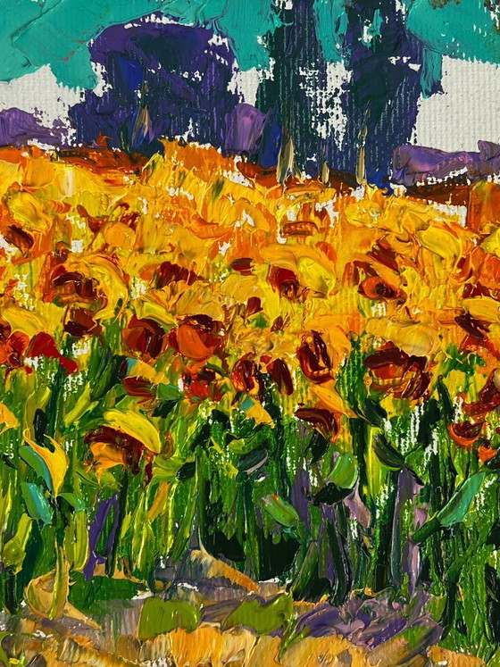 Image 1 of In a Field of Sunflowers