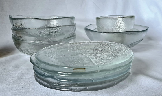 Kosta Boda glasset 13-delig „Party“ Ann & Göran Wärff 70er Mid Century kunstglas topcollectie – Servies (photo 2 of 15)