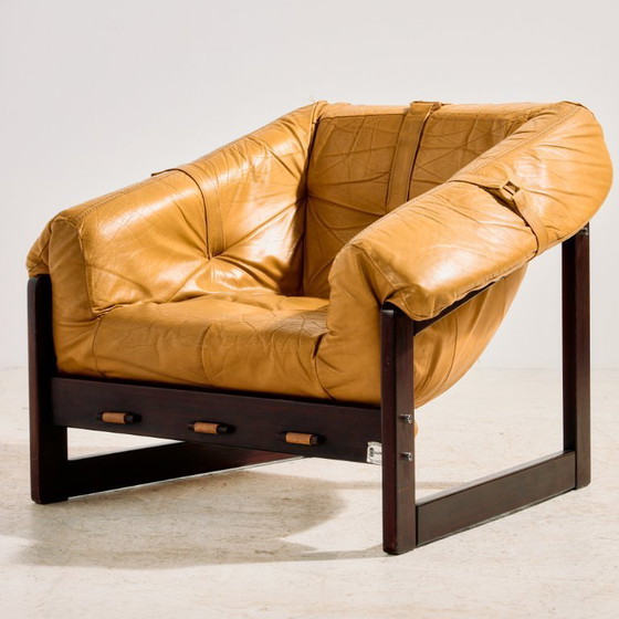 Image 1 of MK11777 MP-091 leren sofaset van Percival Lafer, set van 6