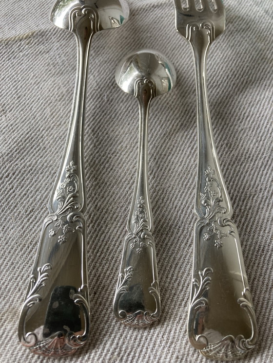 Image 1 of 40-delige verzilverde bestekset