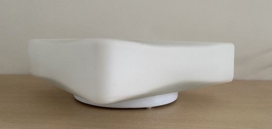 Image 1 of Mid-Century Massive Opaline Wall Lamp - Ceiling Lamp